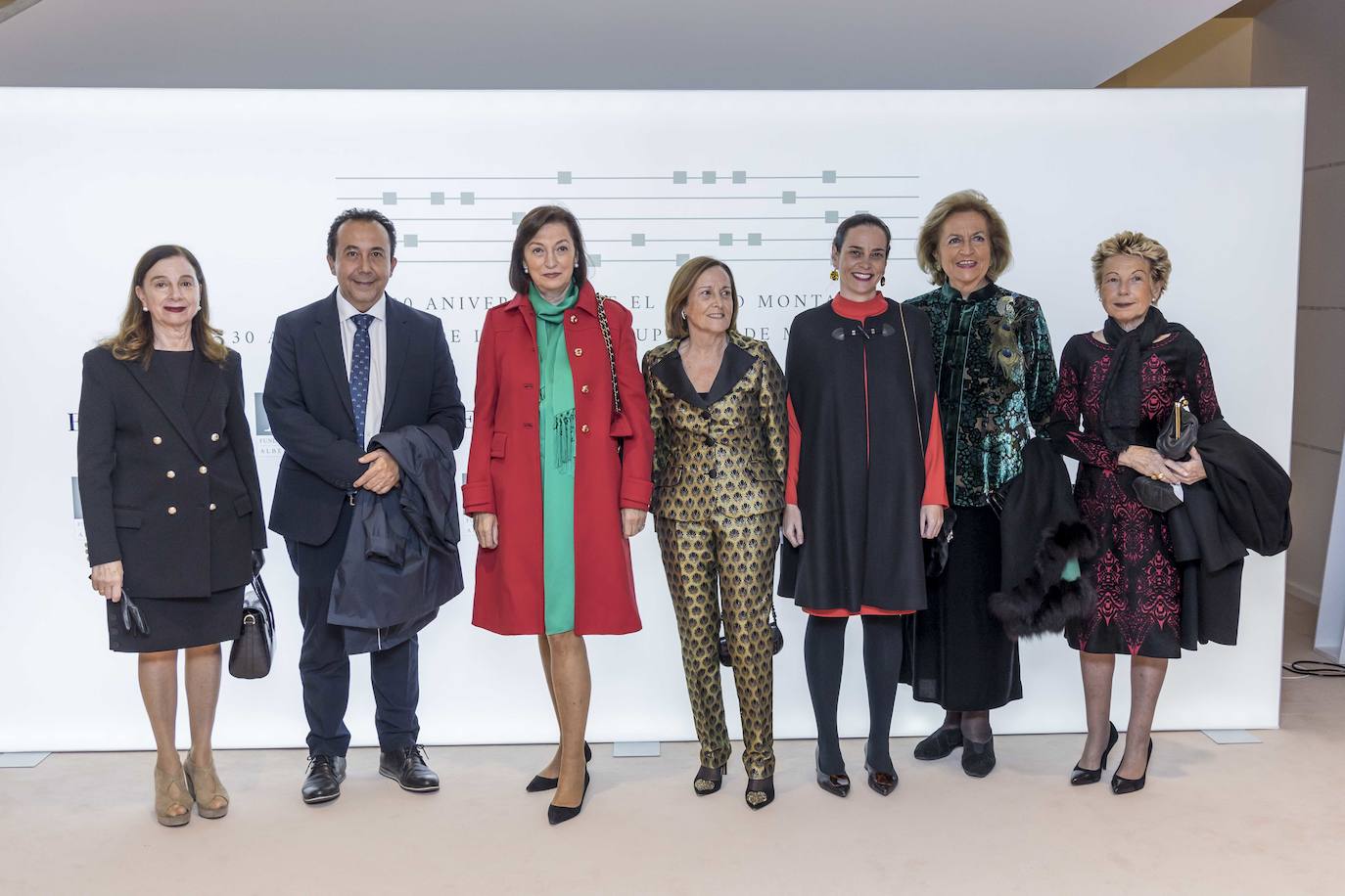 Pilar Pacheco, Carlos Fernández, Ana Barca, Mar Nieto, Paloma Revenga, Carmen Cobo y Mercedes Ortega