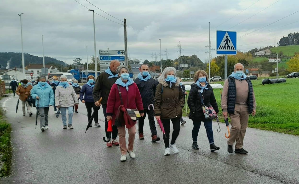 Un momento de la marcha realizada el pasado año por el municipio. 