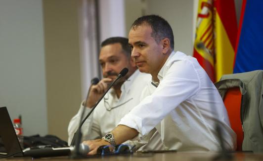 Santiago Raba, durante una asamblea de médicos de Atención Primaria.