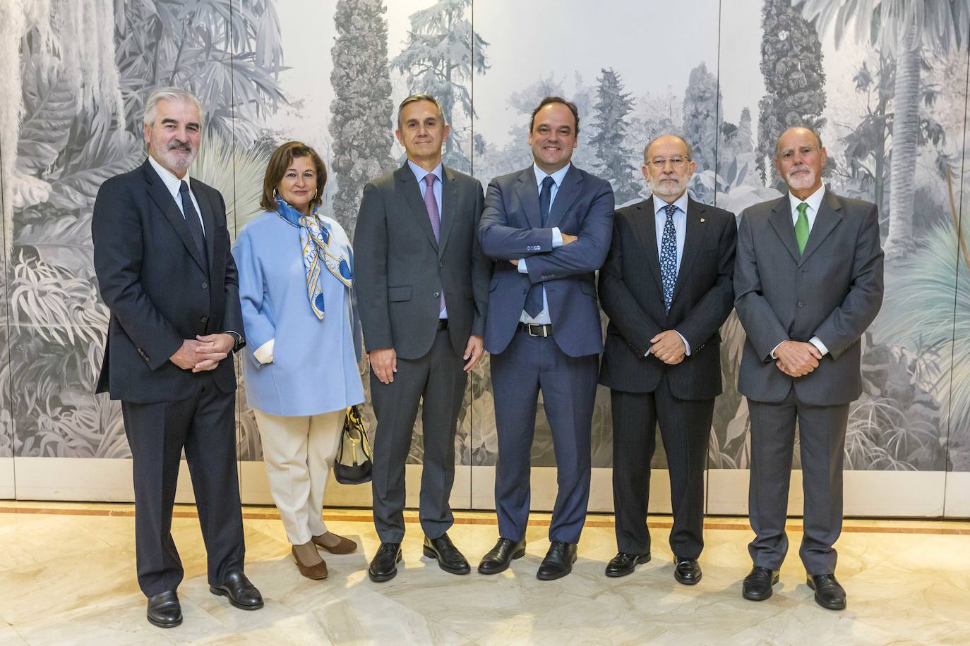 José J.Martínez Sieso, Ana Villalobos, Ignacio Viota, José Carlos Díez, Jesús García y José Villaverde.