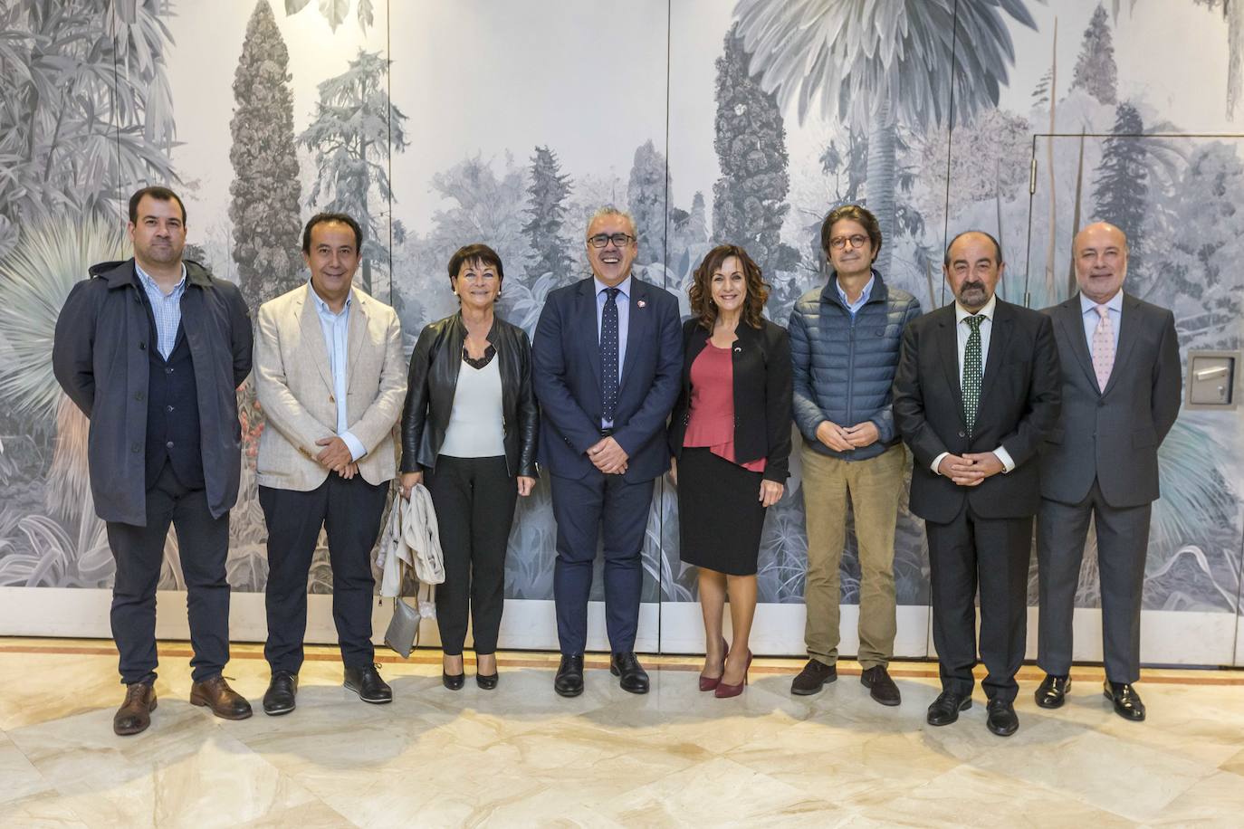 Francisco Dueñas, Carlos Fernández, Rosa Inés García, Pedro Hernando, Ana Belén Álvarez, José A. García, Rafael Pérez y Antonio Cornado.