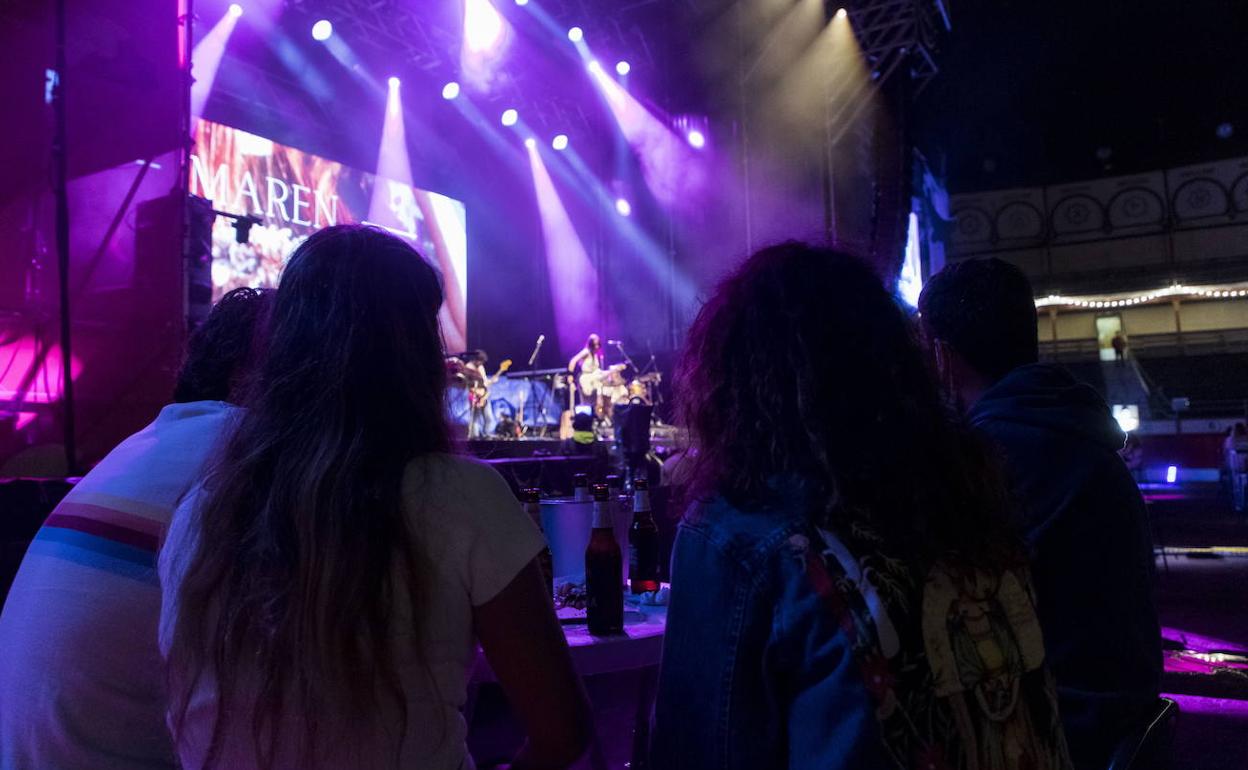 Concierto en la Plaza de Toros de Santander en septiembre de 2021