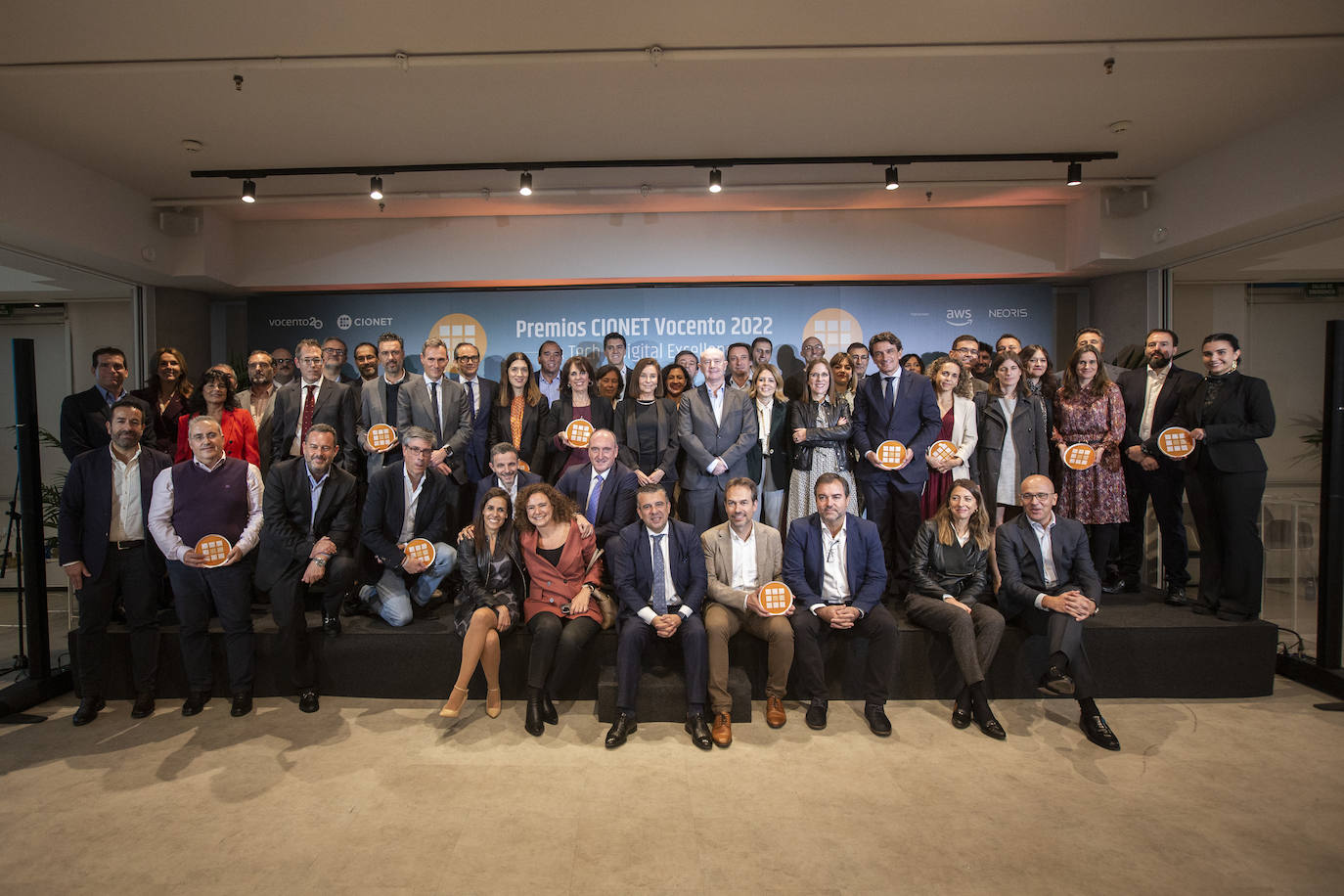 Participantes y premiados en los PREMIOS CIONET VOCENTO 2022.