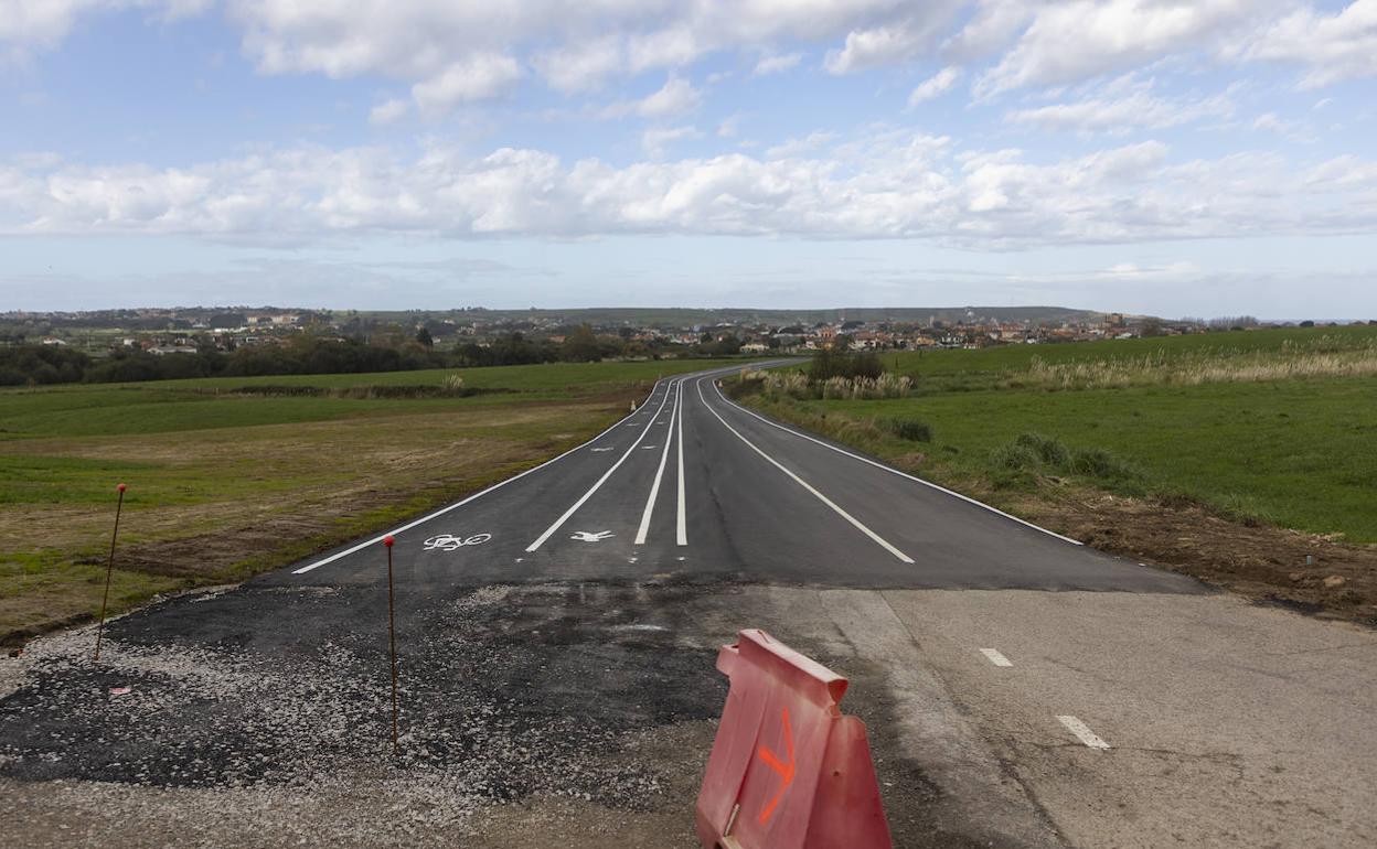 Un nuevo carril bici que conectará Santander y Bezana. 