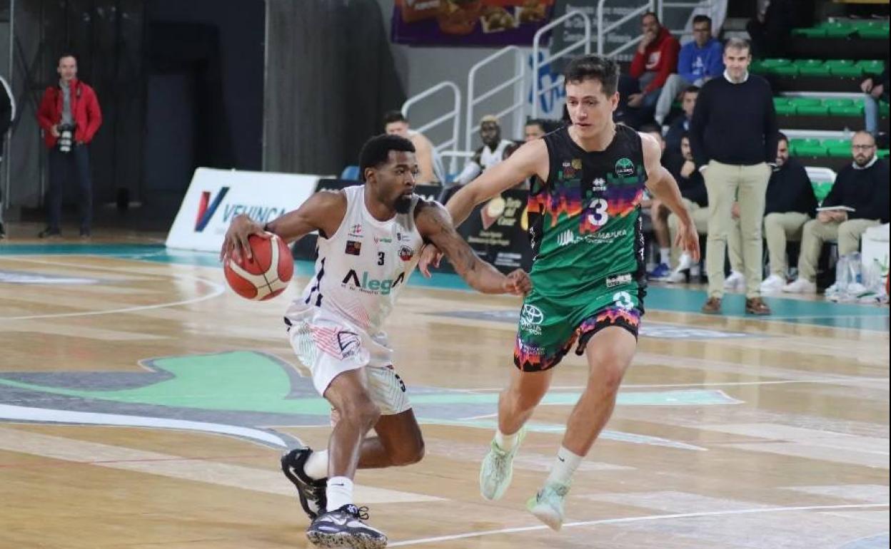 Shakir Smith, ayer durante el partido.