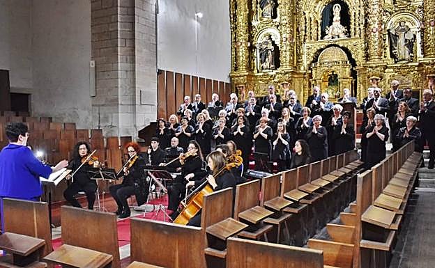 Coreografía del tema sacro ucraniano.