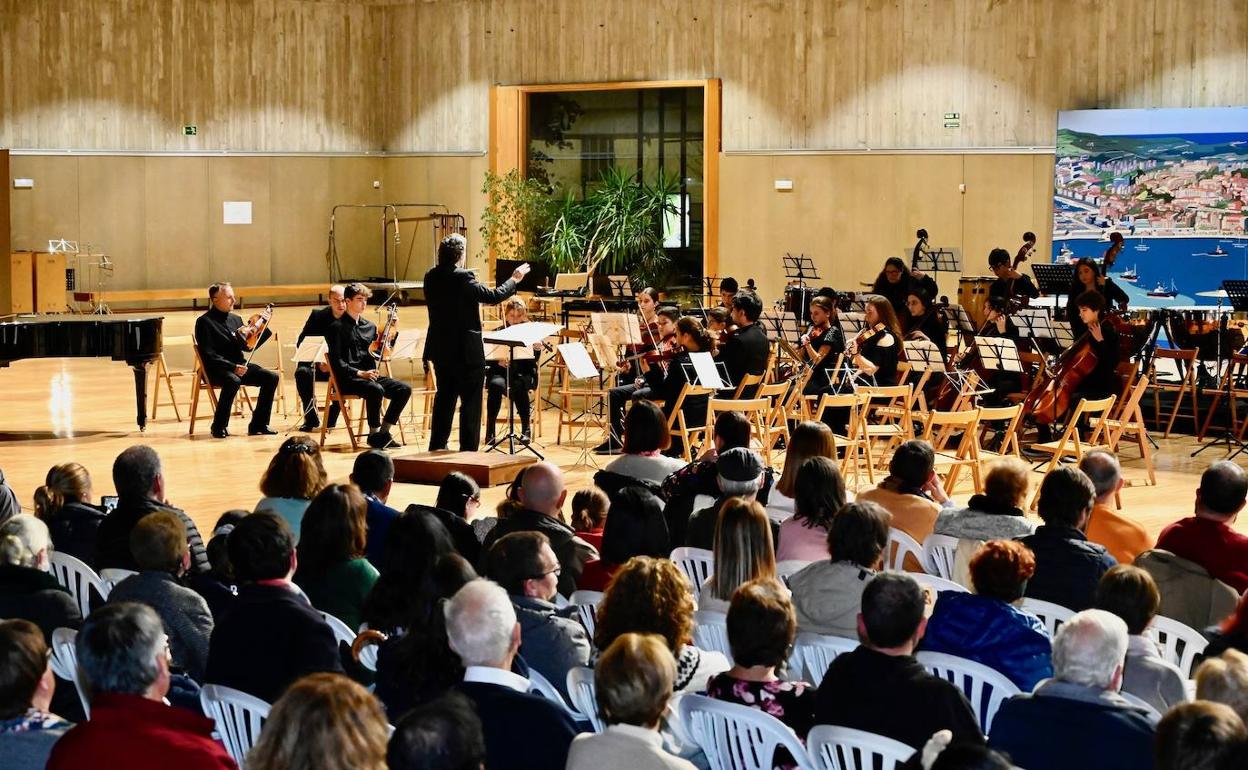 Un momento del concierto celebrado ayer en el Palacio de Congresos. 