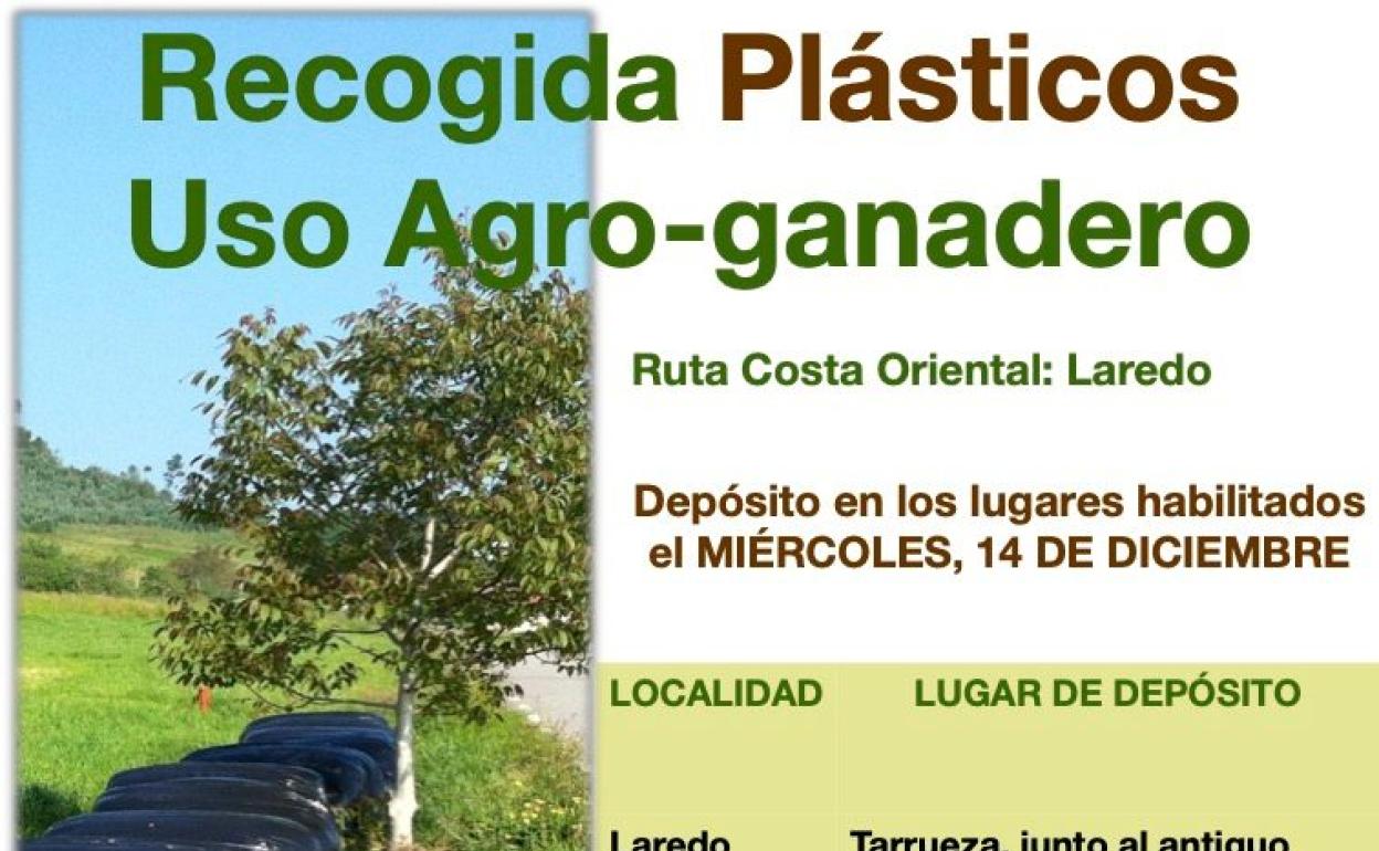 La recogida de plásticos de usos agro-ganaderos en Laredo será el próximo 15 de diciembre