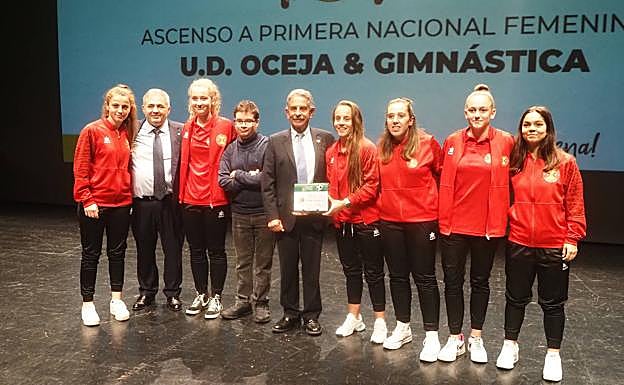 El Oceja&Gimnástica, que logró el ascenso a Primera Nacional Femenina. 