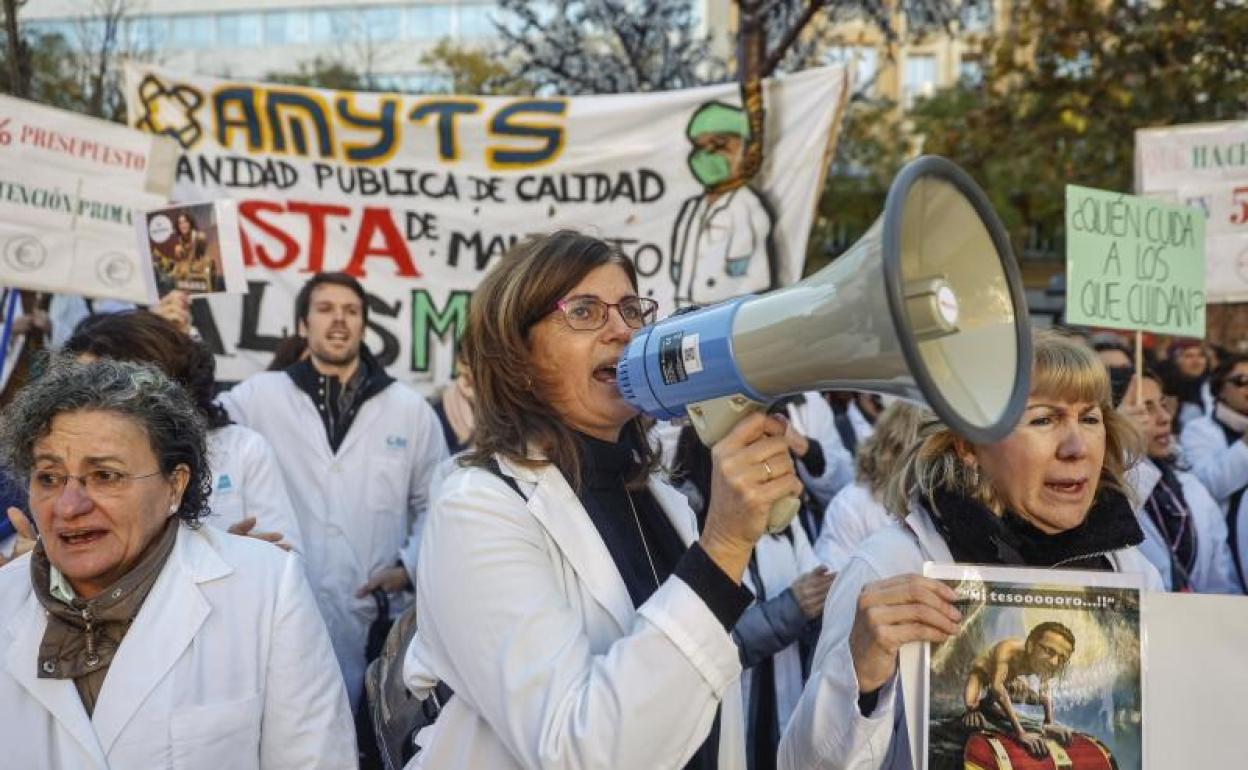 Los médicos de Familia y pediatras de la comunidad de Madrid inician la segunda semana de huelga.