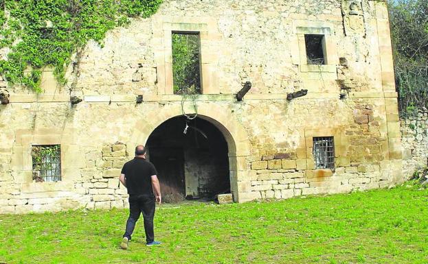 Casa del mayordomo que se quiere rehabilitar.