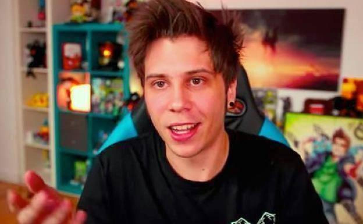 El youtuber español El Rubius hablando en un streaming.