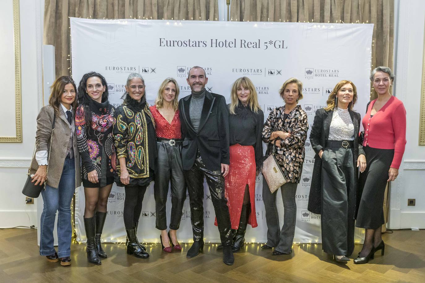 Susana Molinero, Marta López, Leticia Mena, Eva Ceballos, José Luis Callejo, María Jesús Gil, Elena Botín, Mercedes Piedra y Mercedes Palomero.