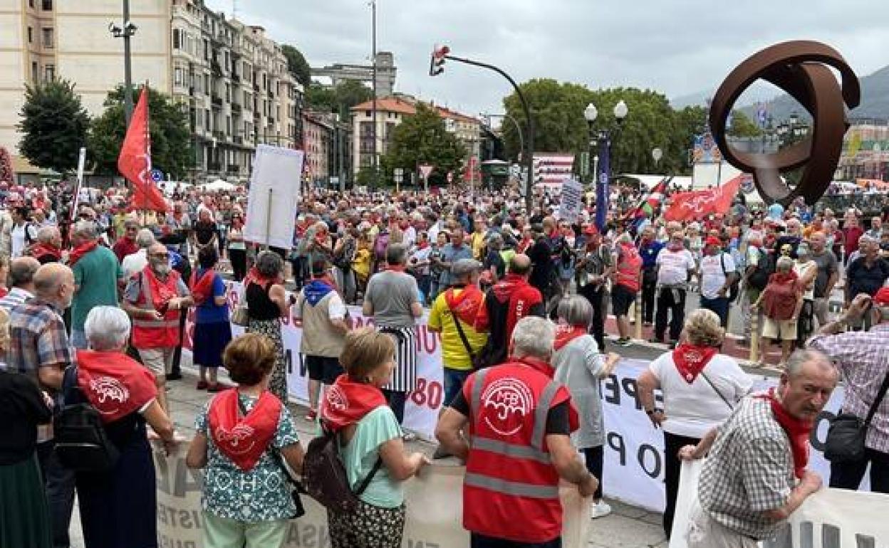 Manifestación de pensionistas. 