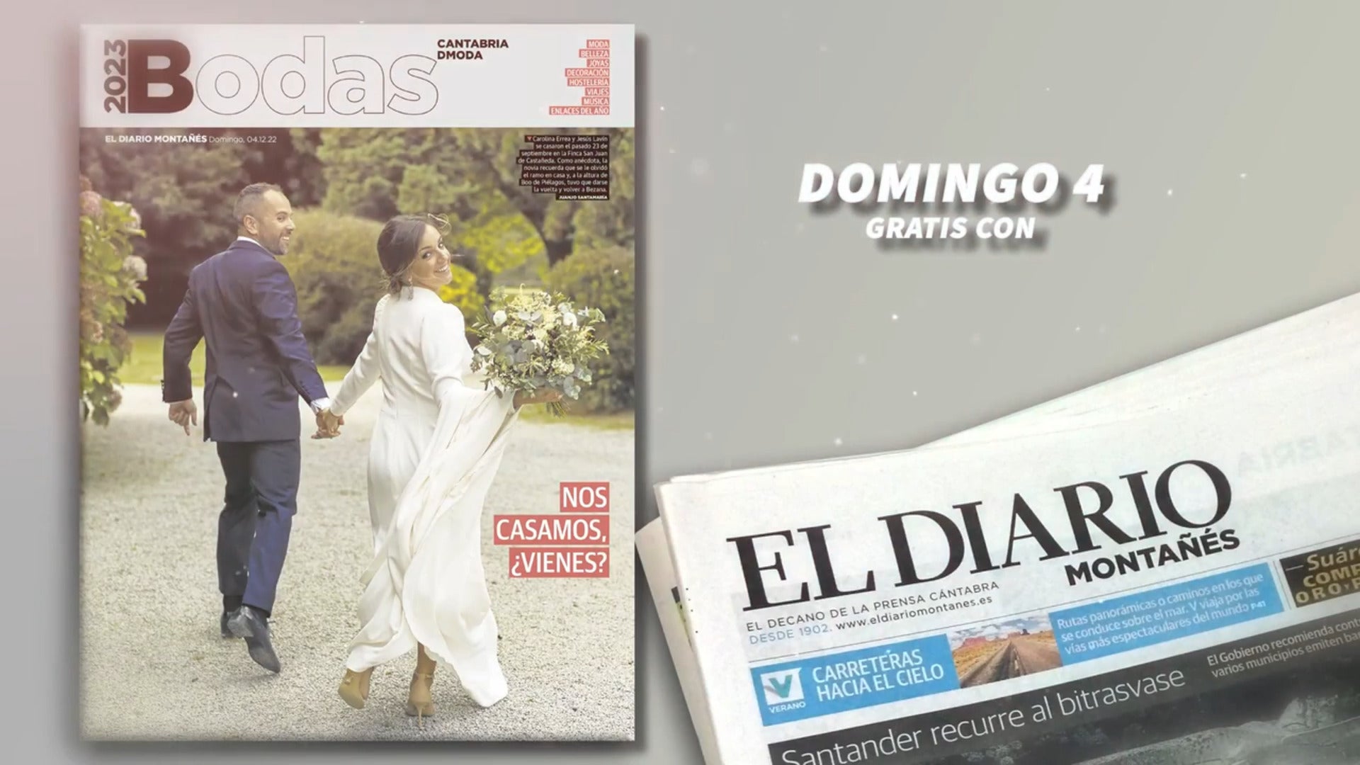 Este domingo, descubre las anécdotas de más de 50 bodas cántabras con El Diario Montañés