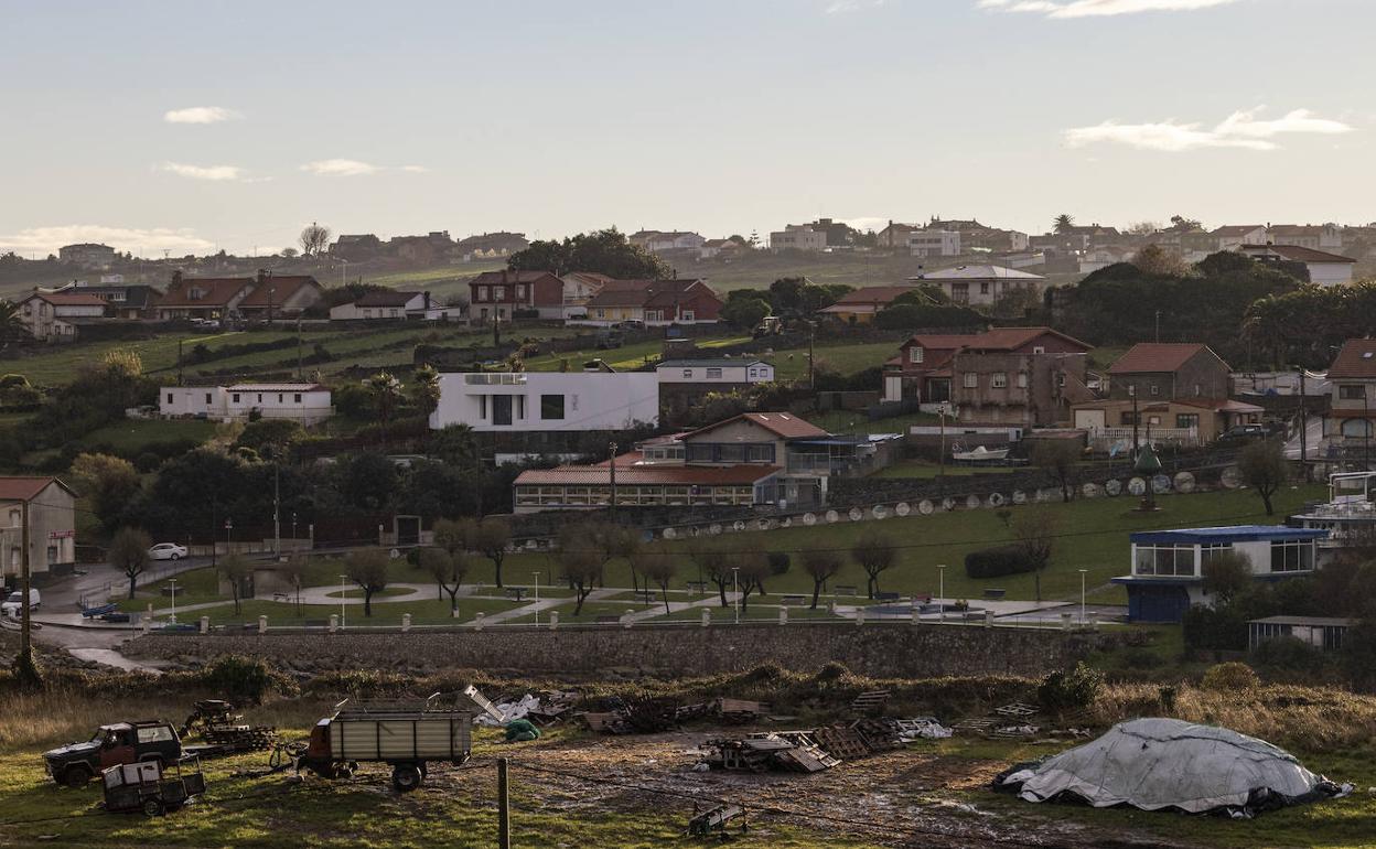 Imagen del barrio de Corbanera, en Monte, afectado por la última oleada de robos en vivendas que afecta a la zona norte de la ciudad