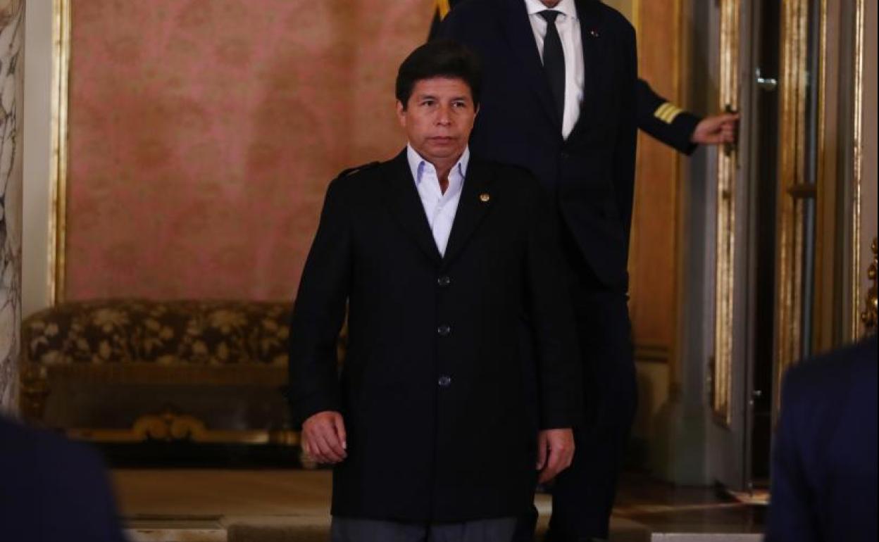 El ya expresidente de Perú, Pedro Castillo.