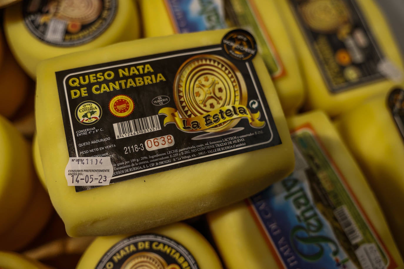 Queso de nata de Cantabria de La Estela. Precio: 12 euros el kilo.