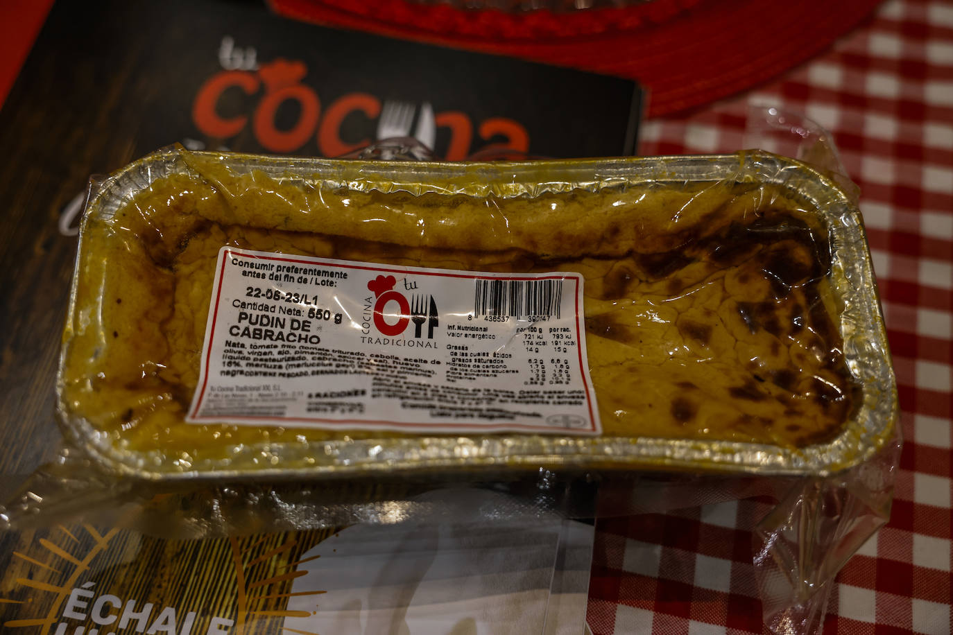 Pudin de cabracho de Tu Cocina Tradicional. Precio: 9 euros la unidad de 550 gramos.