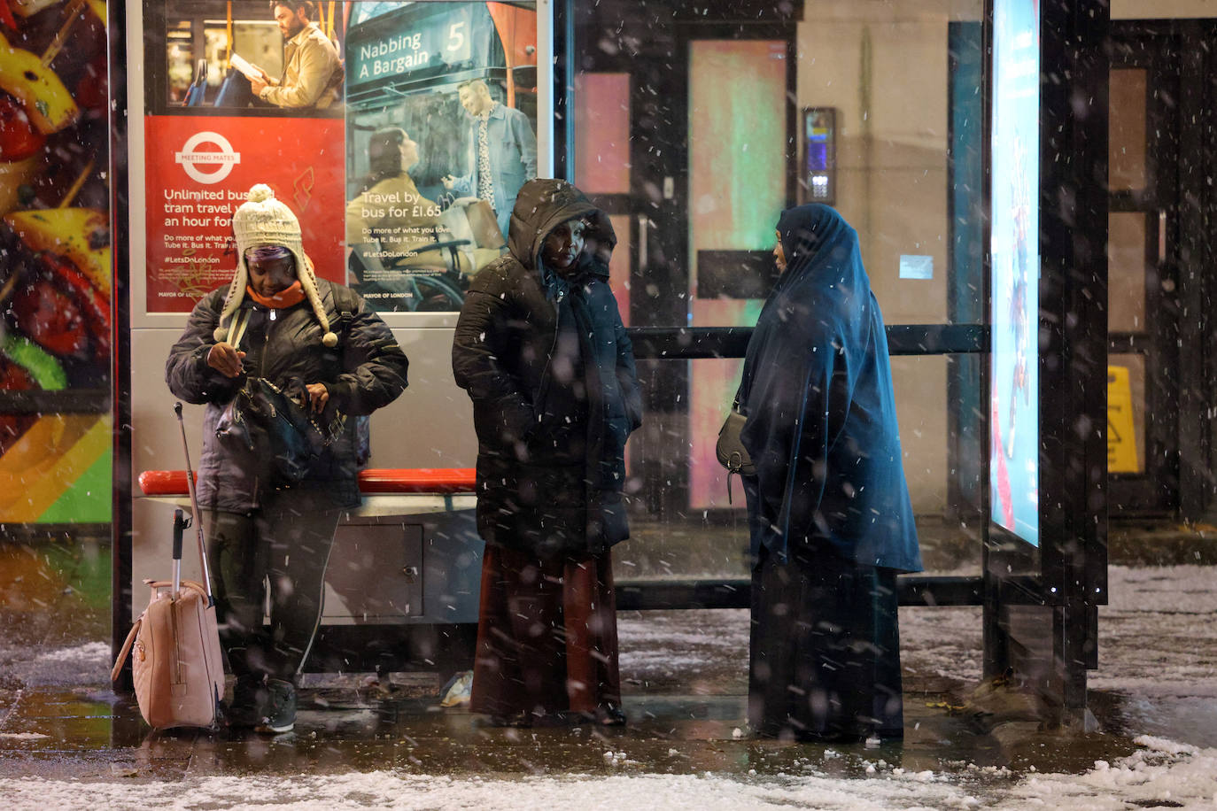 Fotos: Espectacular nevada en Londres