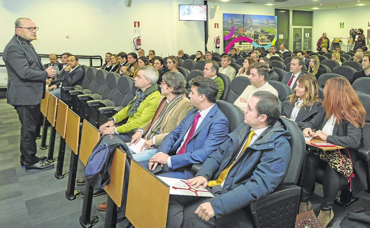 López Marcano, ayer en la jornada celebrada en el Pctcan. 