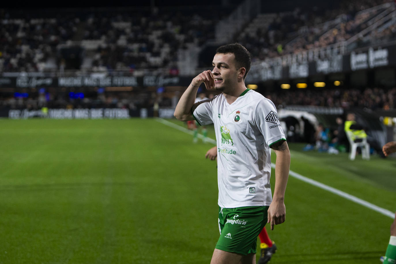 Íñigo Vicente, autor del primer gol del partido