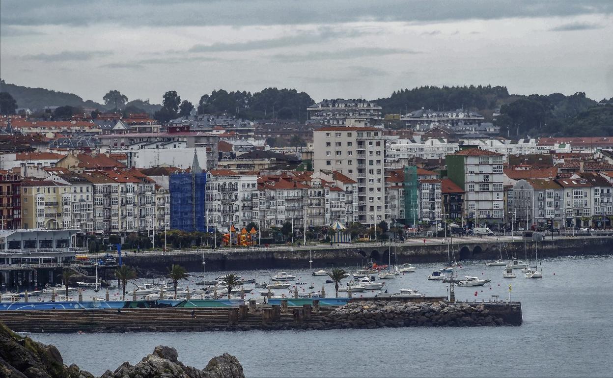 Vista panorámica de Castro Urdiales. 