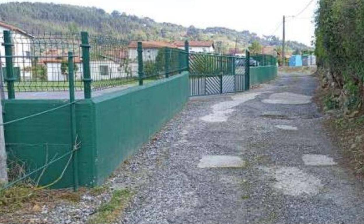 Uno de los viales que se van a acondicionar 