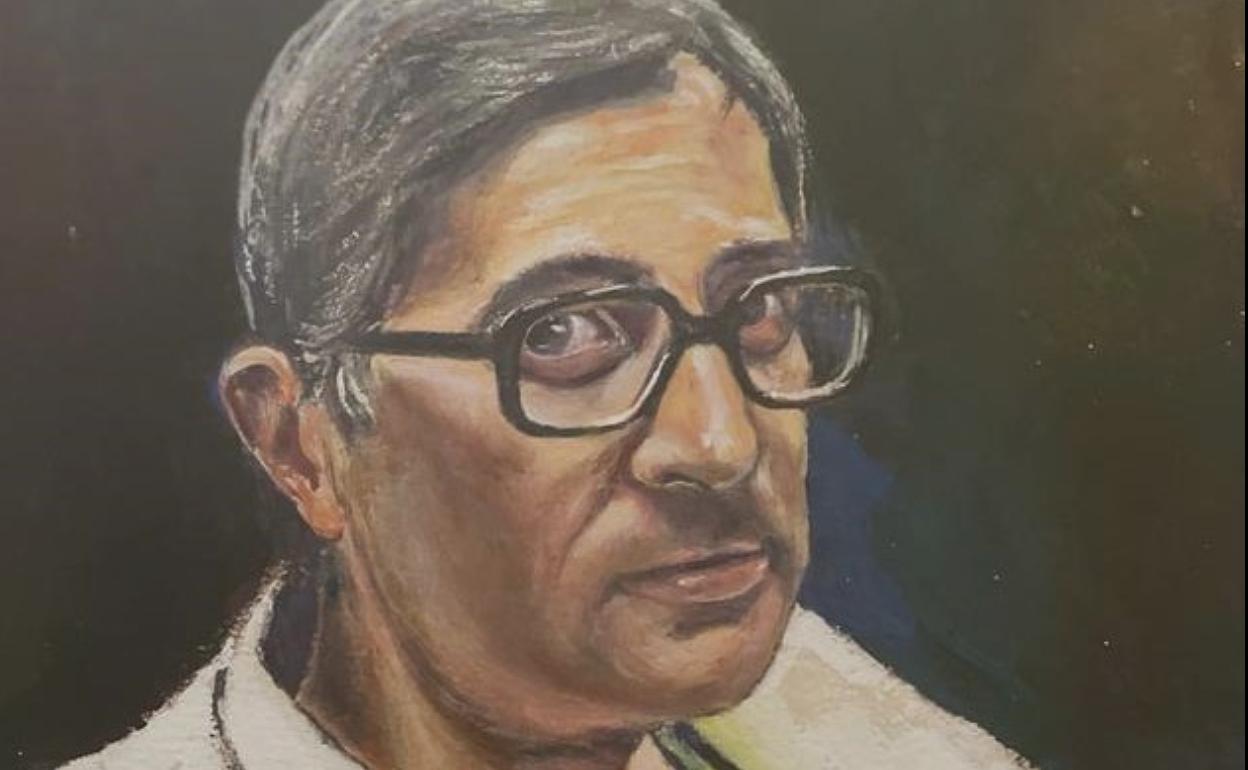 Retrato de Manuel Oria Martínez-Conde en 1985. 