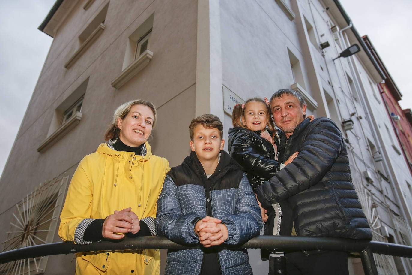 Svitlana Domanska, Stanislav Domanskiy, Kira Hlyshenko y Yury Domanskiy, en Santander