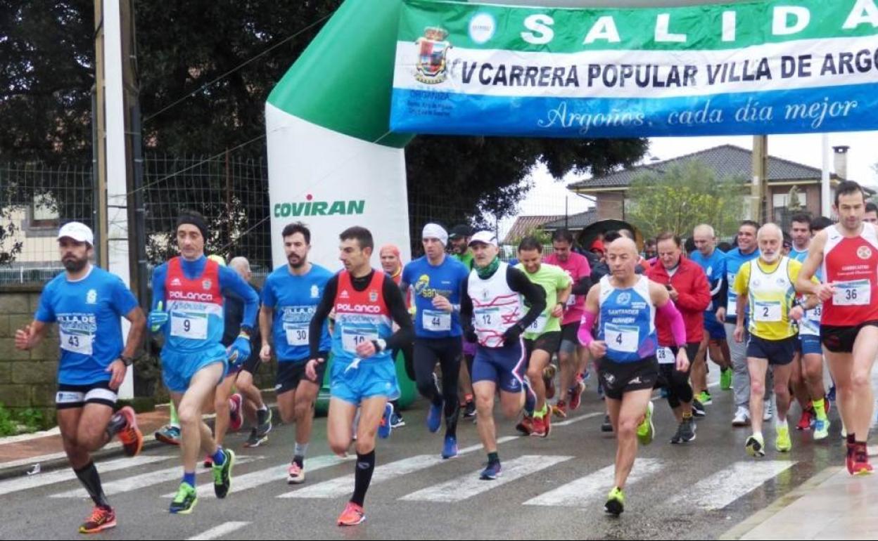 Un momento de la carrera popular antes de la pandemia. 