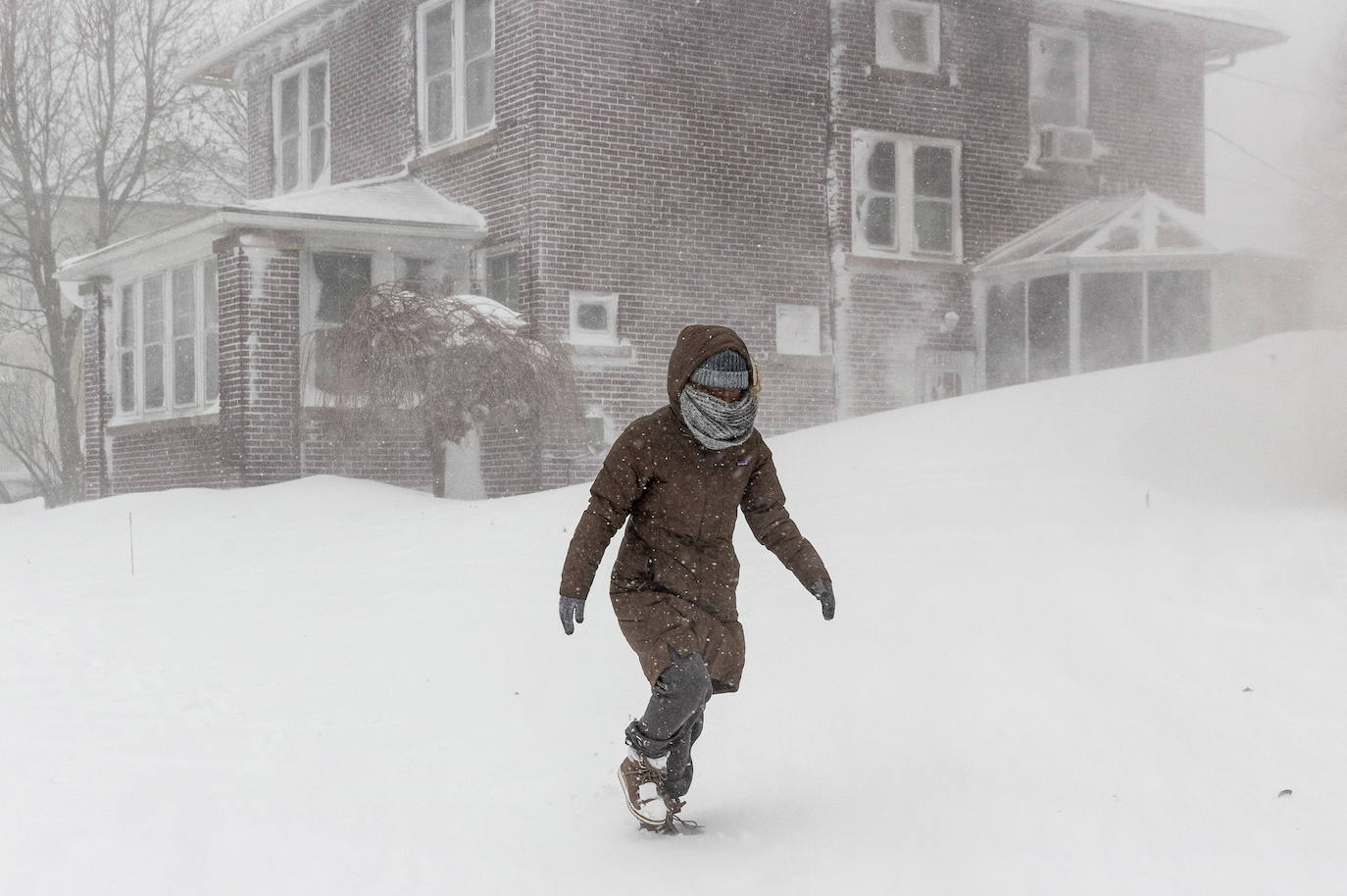 Fotos: Las espectaculares imágenes que deja la tormenta polar Elliot en Estados Unidos