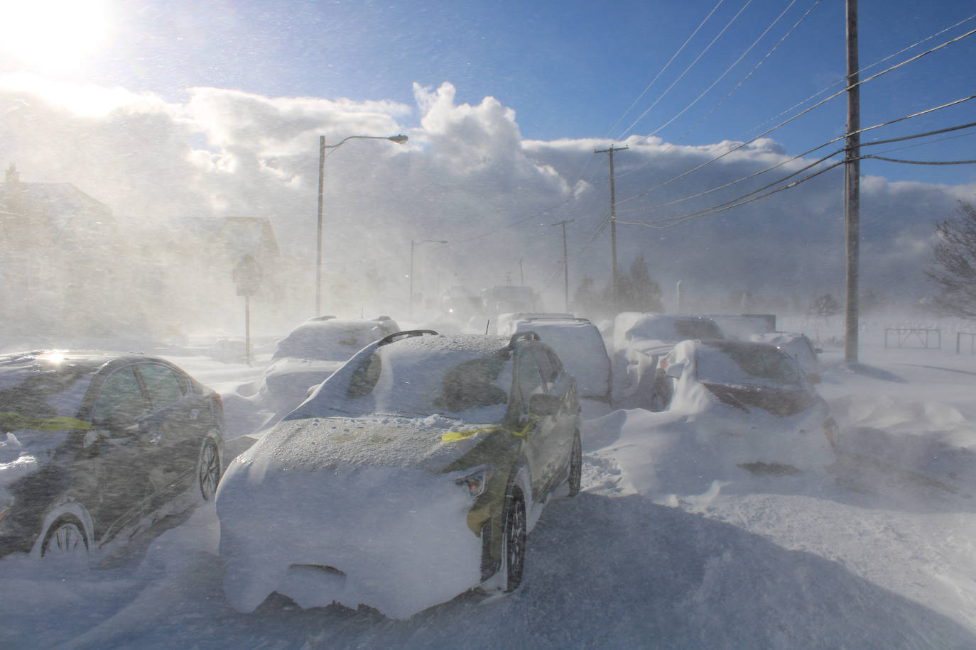 Fotos: Las espectaculares imágenes que deja la tormenta polar Elliot en Estados Unidos