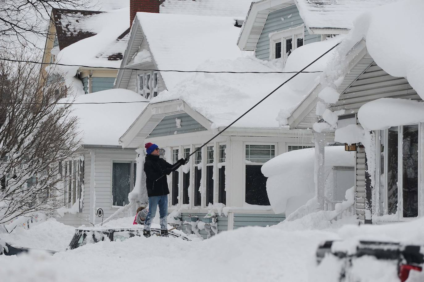 Fotos: Las espectaculares imágenes que deja la tormenta polar Elliot en Estados Unidos