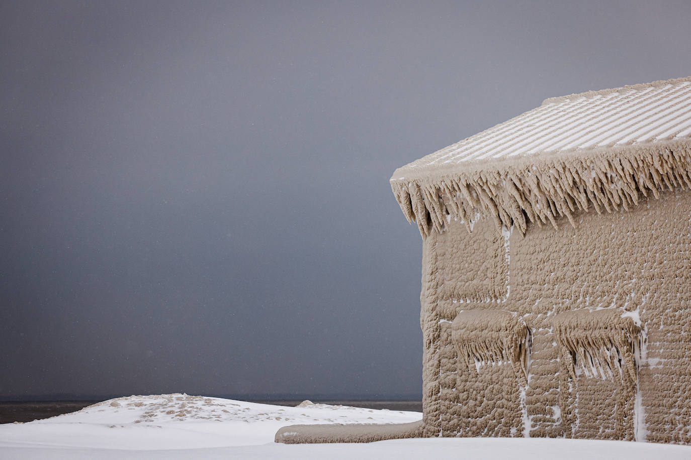 Fotos: Las espectaculares imágenes que deja la tormenta polar Elliot en Estados Unidos