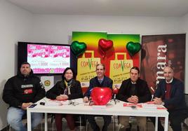 Presentación de la campaña de San Valentín 2023 de Comvega y la Cámara de Comercio de Torrelavega