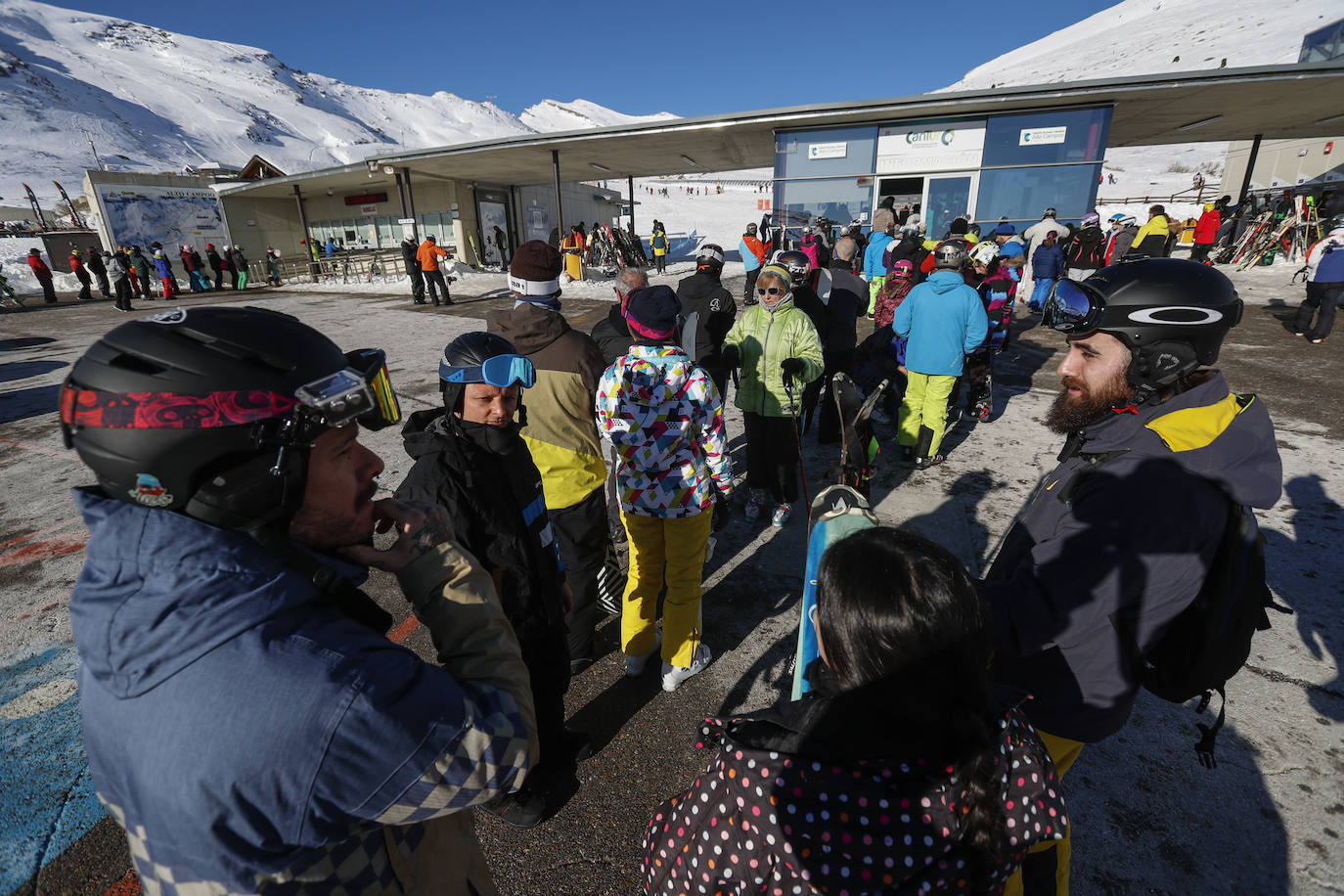 Emoción y colas en Alto Campoo