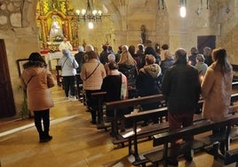 El santuario se llenó de fieles en la festividad de la Candelaria