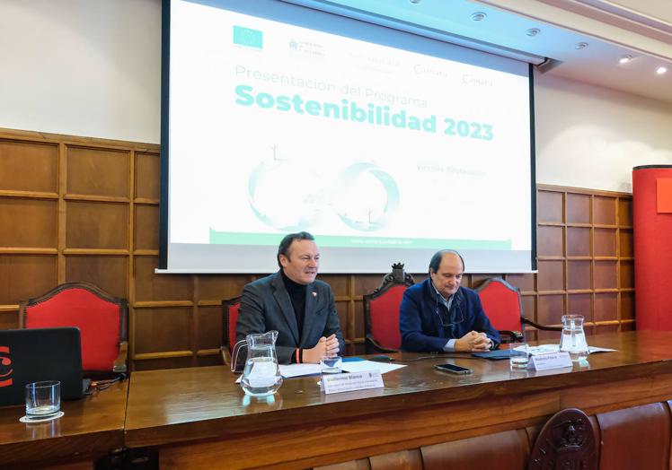 El programa ha sido presentado por el consejero de Desarrollo Rural, Ganadería, Pesca, Alimentación y Medio Ambiente, Guillermo Blanco, y el presidente de la Cámara Oficial de Comercio, Industria, Servicios y Navegación de Cantabria, Modesto Piñeiro.