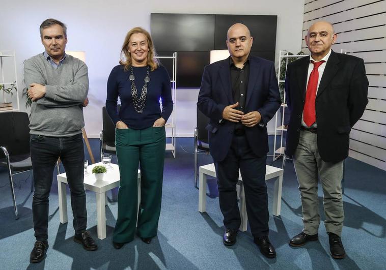 Alberto Santamaría, María José González Revuelta, Gonzalo Sellers y Juan Luis Fernández