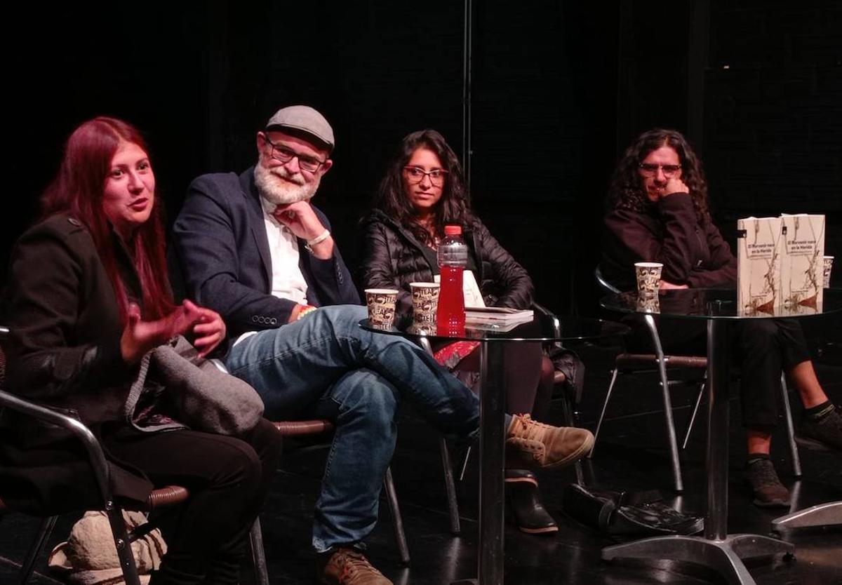 Imagen de la presentación del libro en Bogotá en diciembre