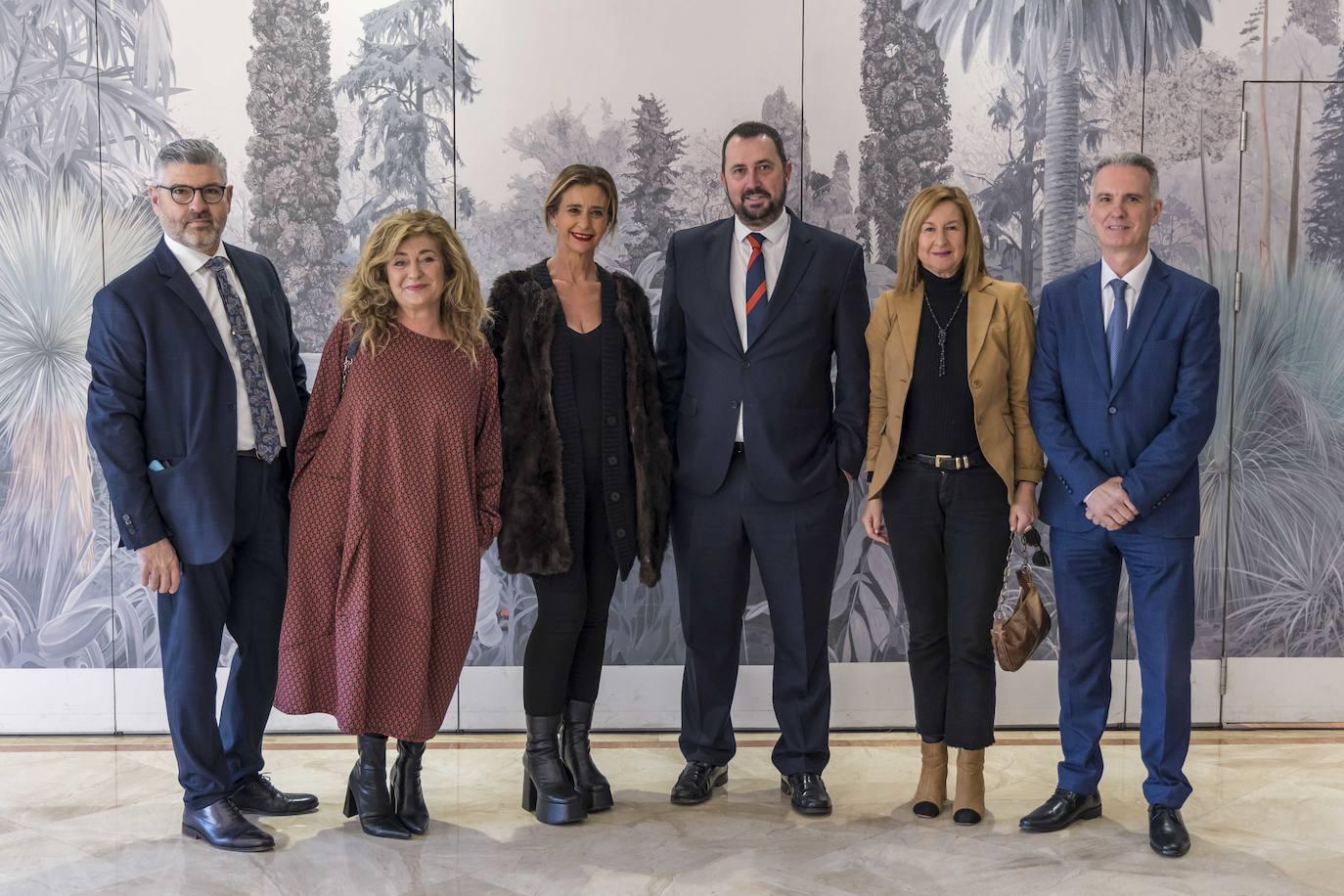 Paco Gutiérrez, Silvia Fernández, Eva Fernández Cobo, Joaquín Gonzalez, Ana Cabrero y Víctor González Huergo