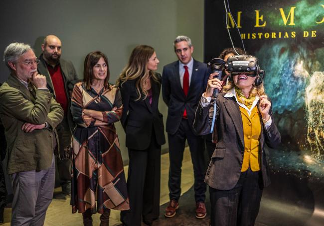 La ministra durante su visita al MUPAC