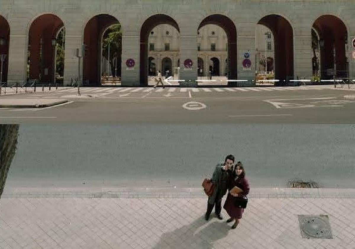 Fotograma del cortometraje del santanderino León Siminiani