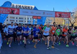 Más de trescientos participantes acudieron esta mañana a la III edición de la Carrera de las Empresas en Torrelavega