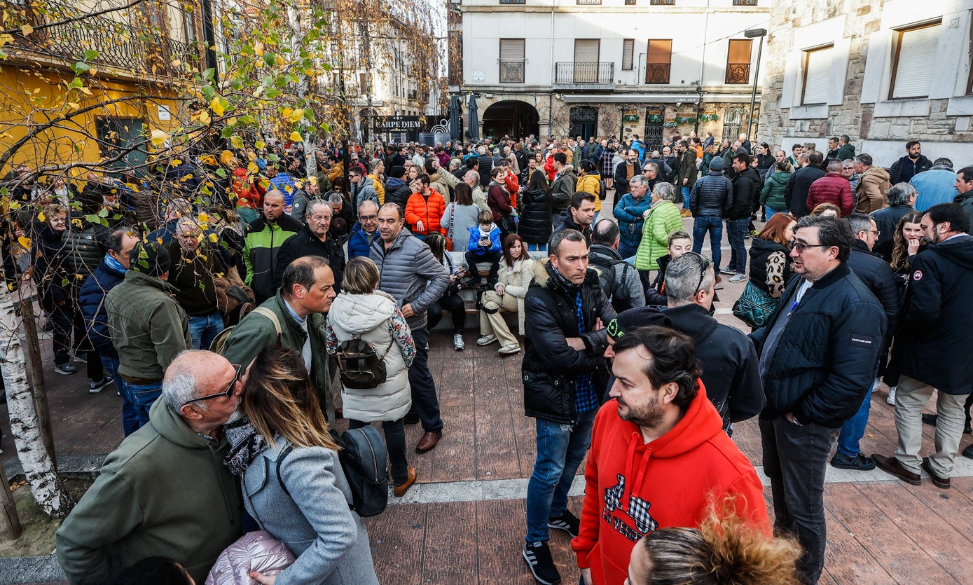 Segunda manifestación convocada en Torrelavega por los trabajadores de Aspla