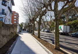 Imagen del fin de obra de renovación urbana en la calle Ramón y Cajal