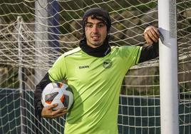 Felipe Peredo, capitán del Laredo, en San Lorenzo.