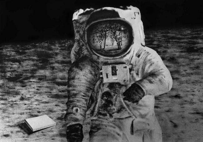 Edwin (Buzz) Aldrin (1930). Neil Armstrong en la luna.