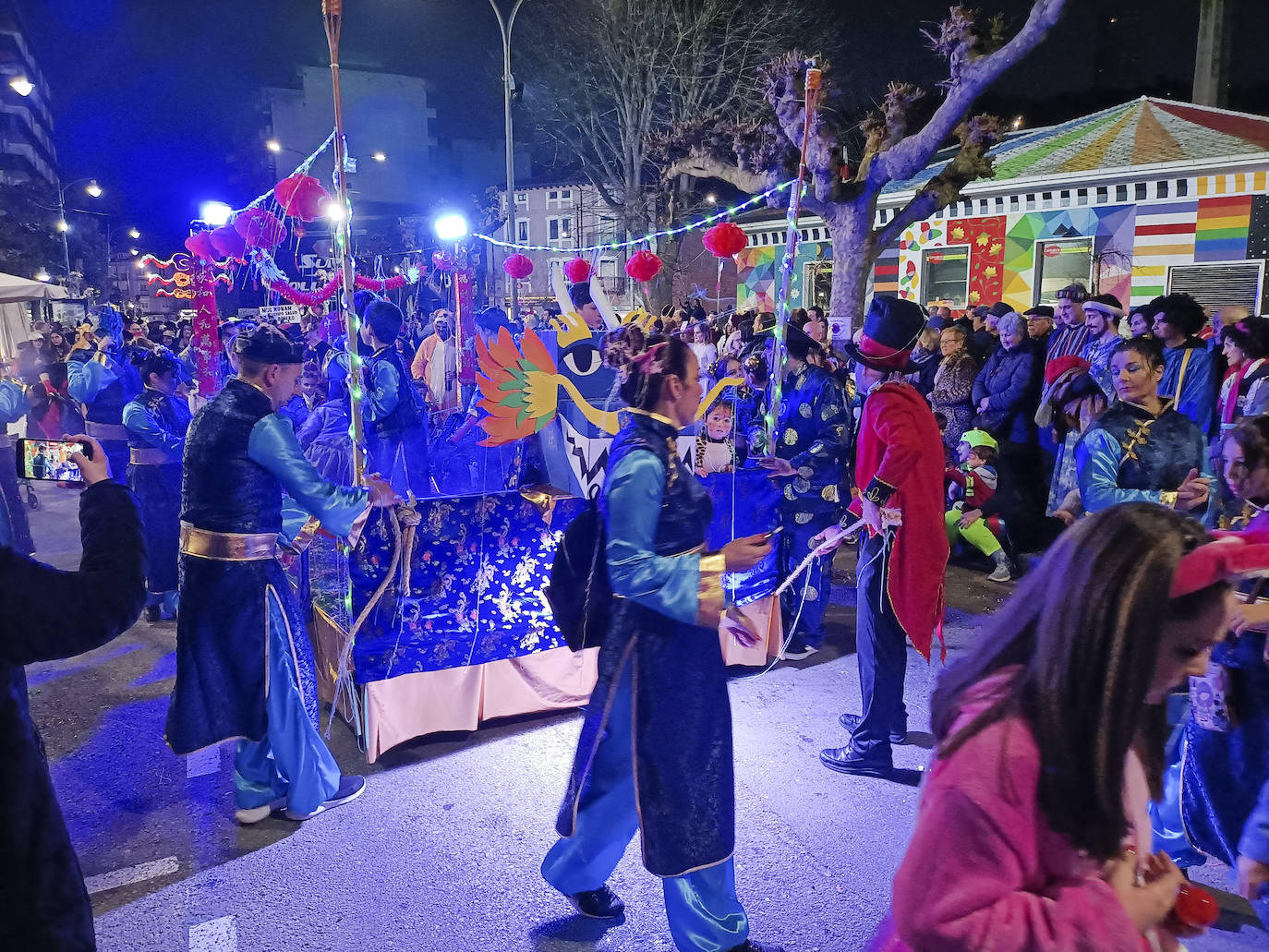 El mundo oriental también estuvo presente en el carnval de Laredo.